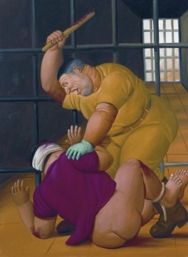 Fernando Botero Painting - Abu Ghraib 3Fernando Botero